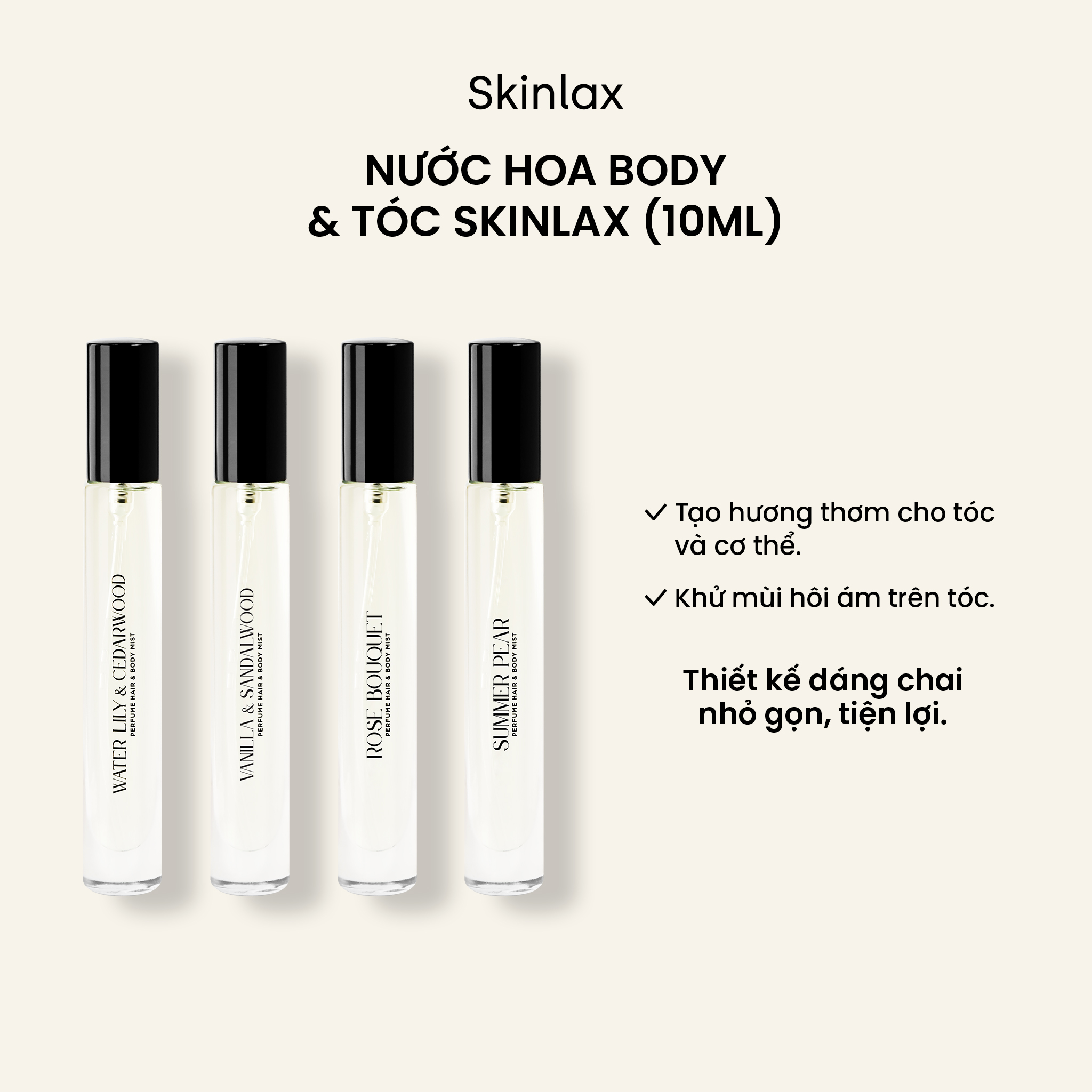 Nước hoa body mist & tóc skinlax