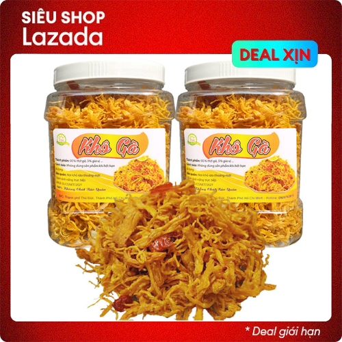 1Kg Khô Gà Bơ Tỏi Hàng Loại 1 Thực Phẩm Sạch