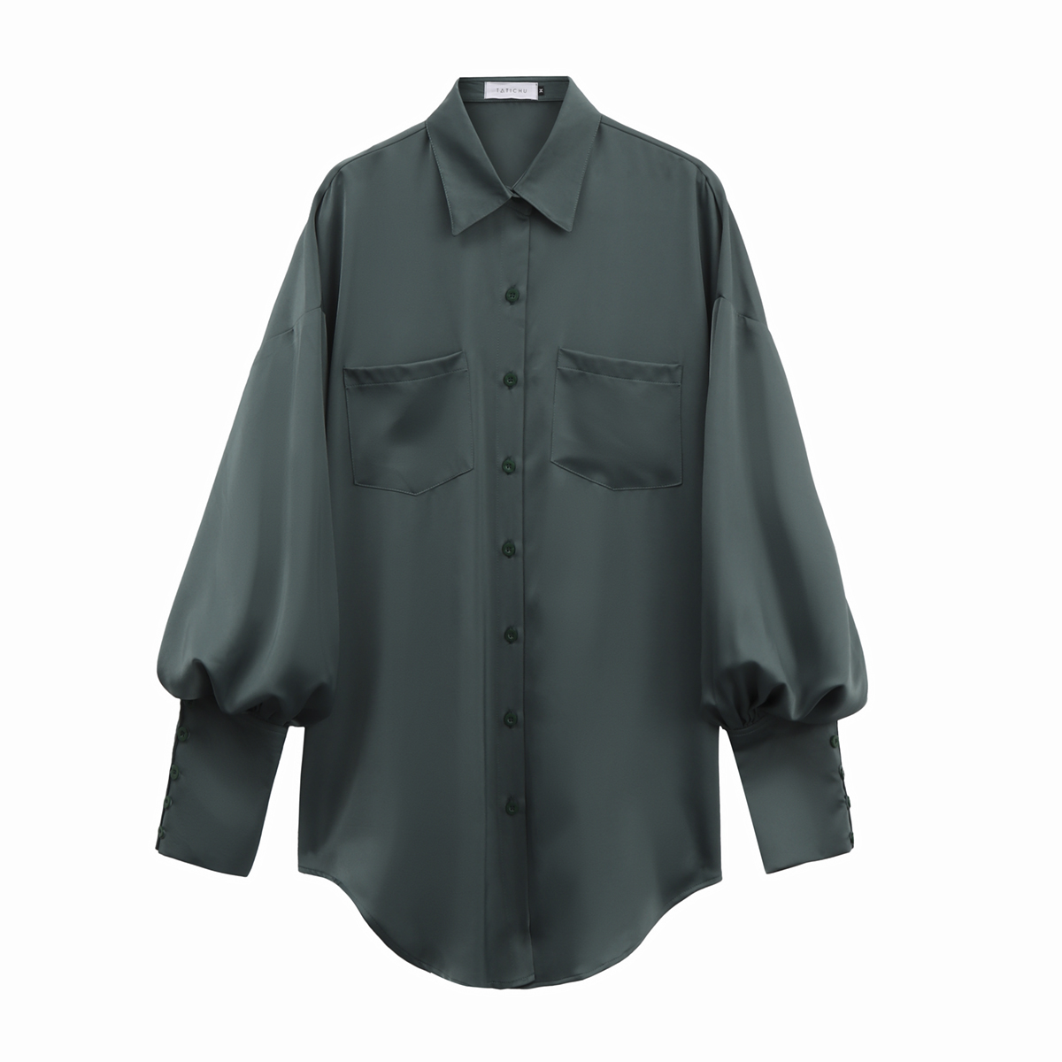 Tatichu - áo sơ mi tay phồng form rộng - alfed shirt