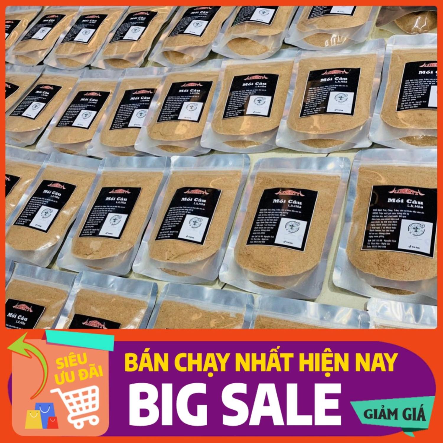 Mồi câu cá siêu nhạy lk hòa | thính câu cá lk hòa | chuyên trắm, chép, trôi