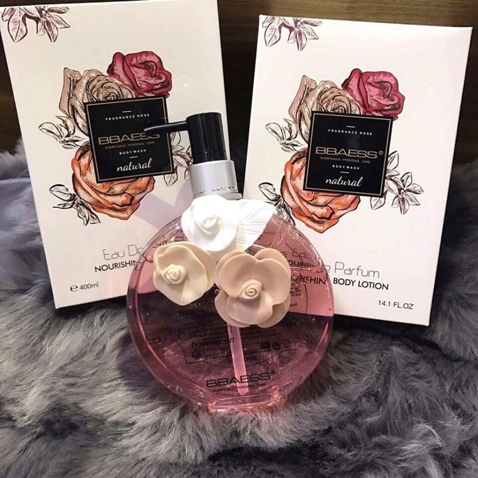 Sữa tắm hương nước hoa 3 Bông Hoa chai 400ml