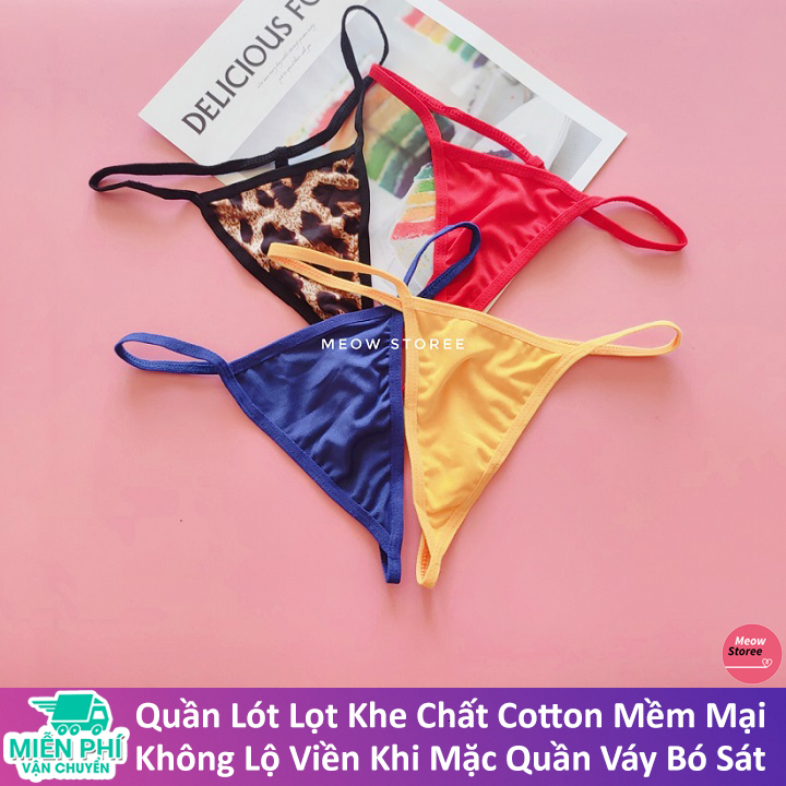 Quần Lót Nữ Lọt Khe Sexy - Quần Lót Lọt Khe Cotton Gợi Cảm