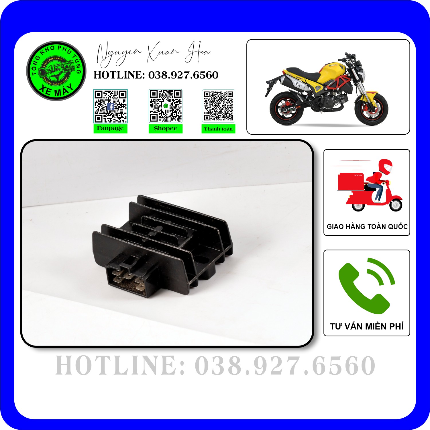 Sạc bình xe Ducati Monster 110