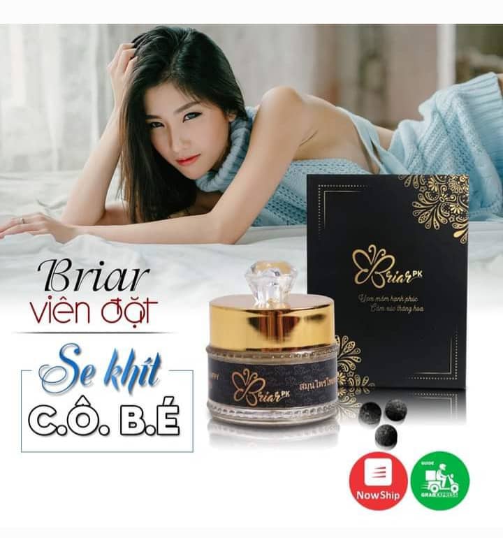 Viên Đặt Phụ Khoa BRIAR Giúp Se Khít Làm Hồng, Diệt Khuẩn, Cân Bằng Độ PH