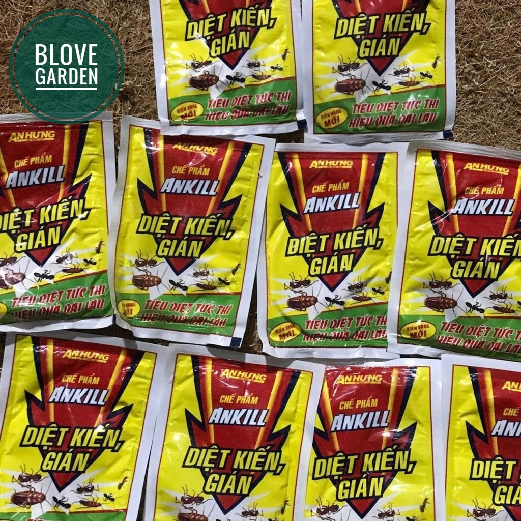 Combo 2 gói Thuốc diệt kiến, gián gói dạng bột