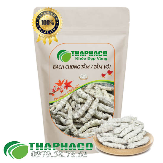 Bạch cương tằm/tằm vôi 100g tốt sức khỏe thaphaco