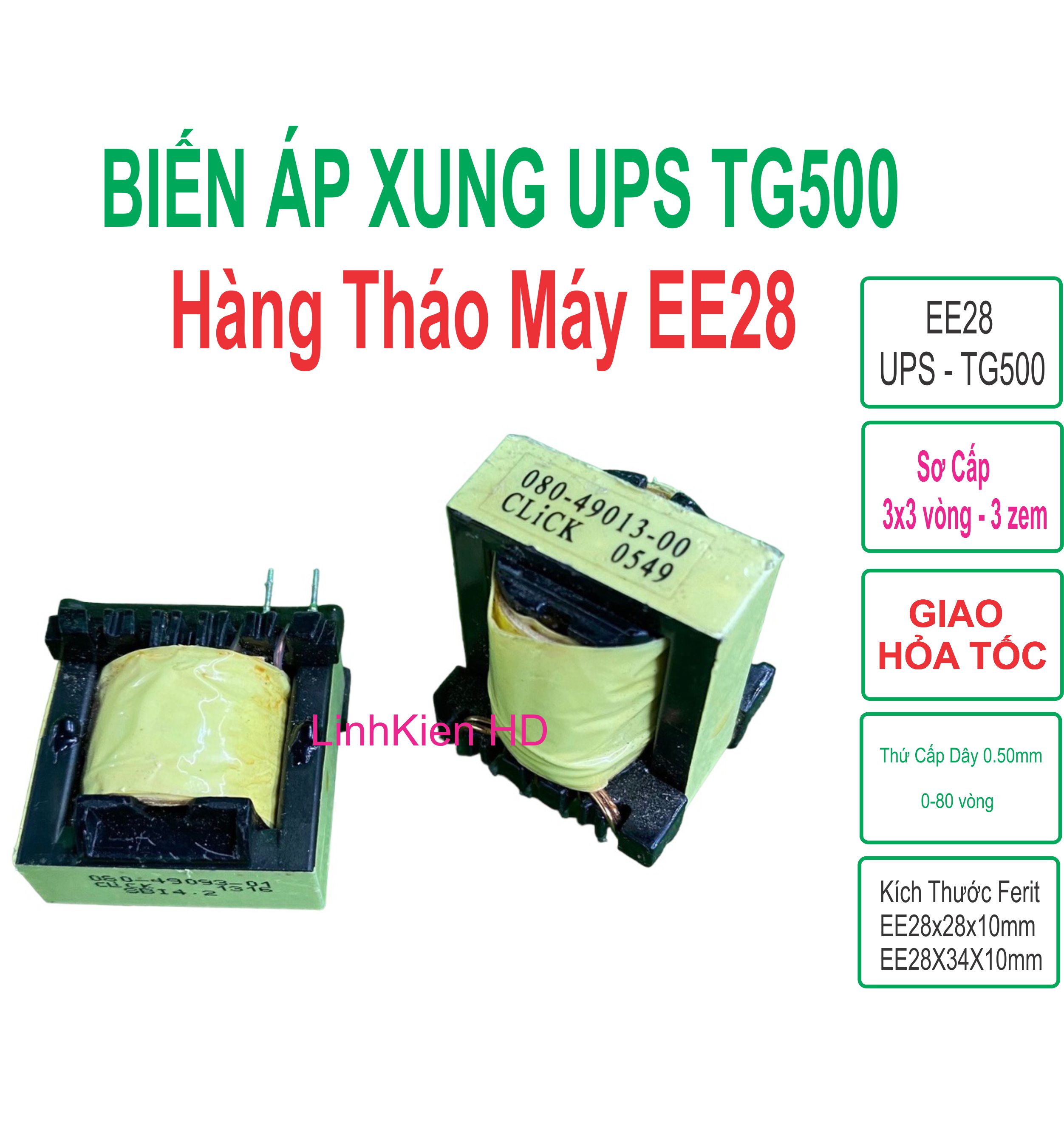 Biến áp xung EE28 Tháo UPS TG500 LinhKien HD