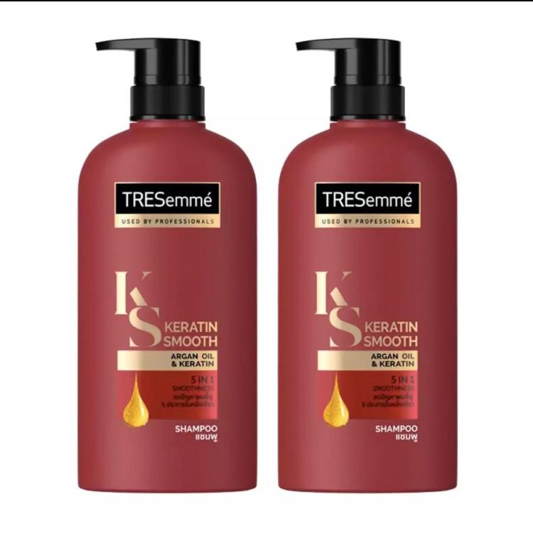 Combo 2 Chai Dầu Gội Treseme Keratin Smooth 450ml Thái Lan