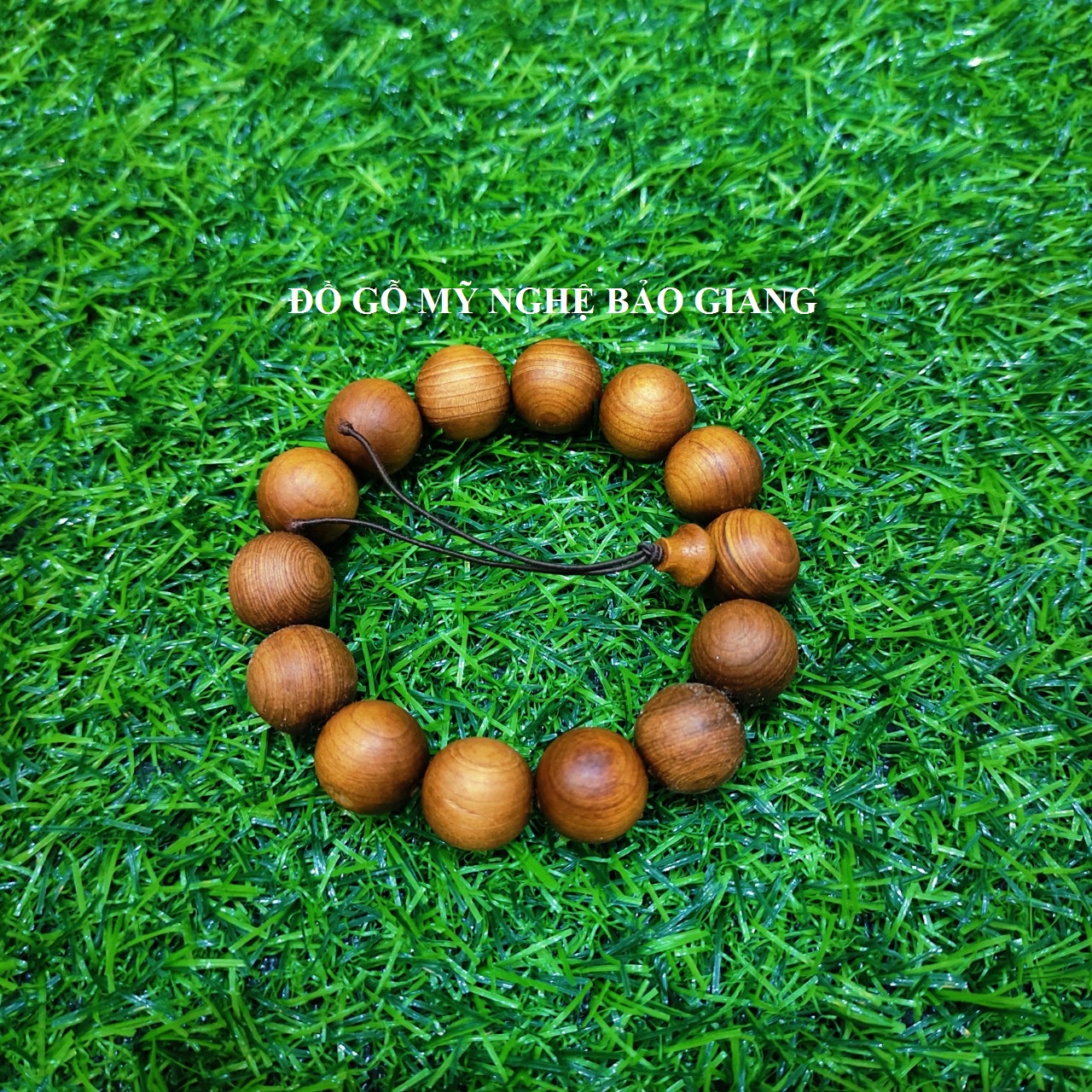 Vòng tay gỗ ngọc am thơm ngọt ngào 16ly