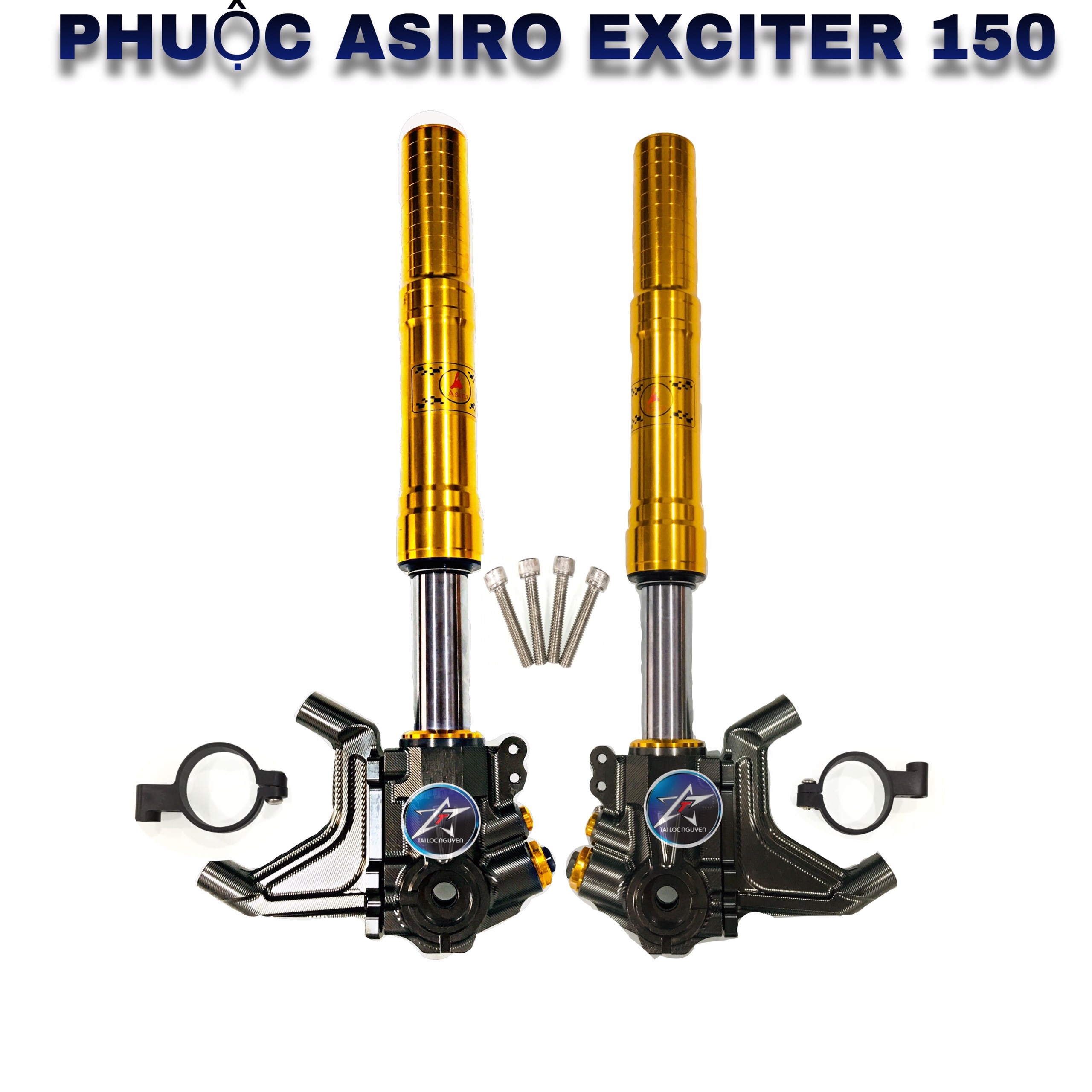 [HCM]PHUỘC USD ASIRO LÊN 2 ĐĨA CHO EXCITER 150 DÙNG CHẢNG BA LỚN