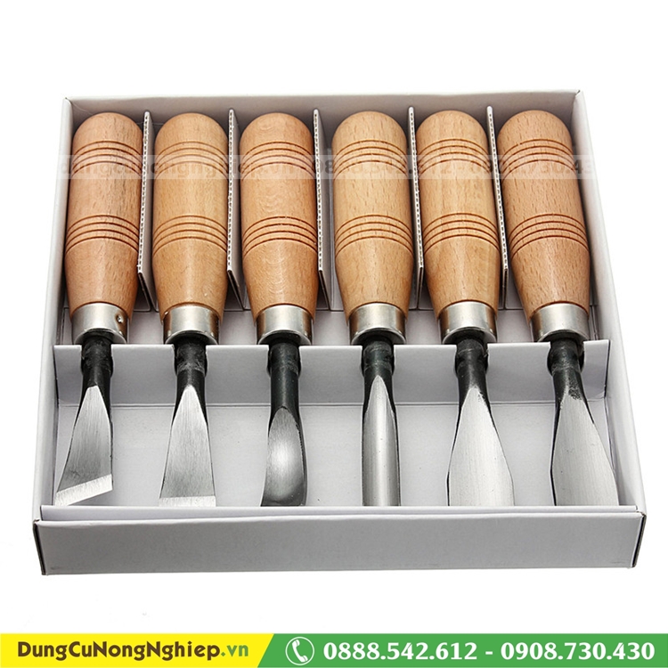 Bộ đục gỗ 6 cây cao cấp