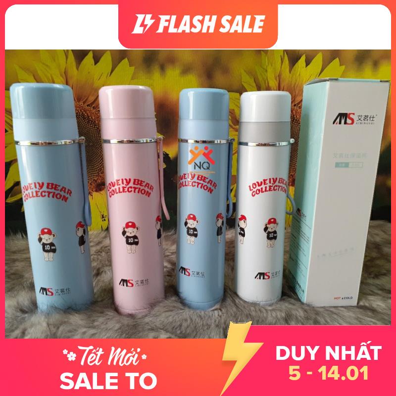Bình Giữ Nhiệt Inox SUS 304 650ml Có dây cầm Giữ Nhiệt Hơn 10h giadungnghiquan