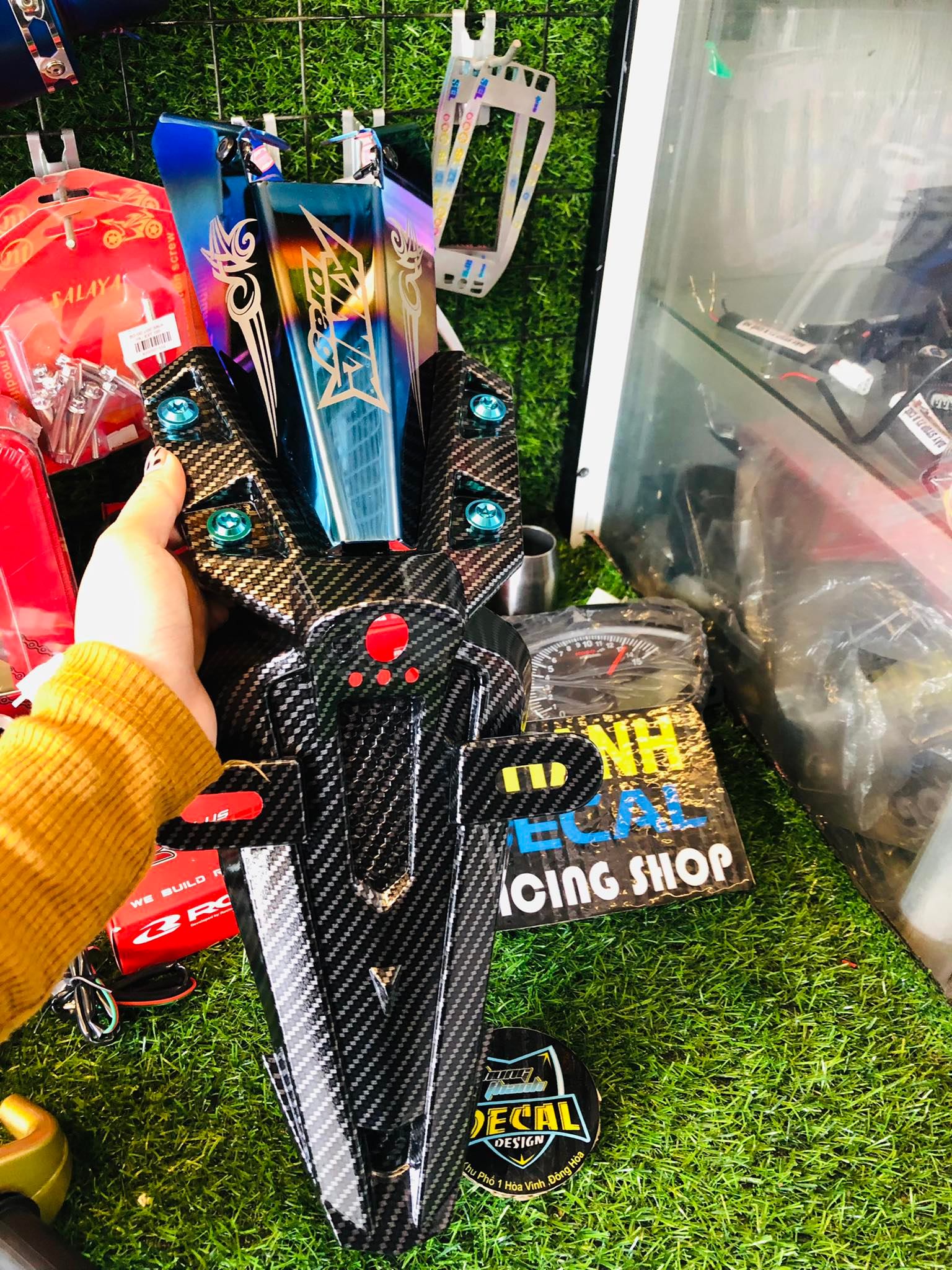 Full dè ex150 malaysia , ốp kingdrak , ốc GR5 cho ex 150