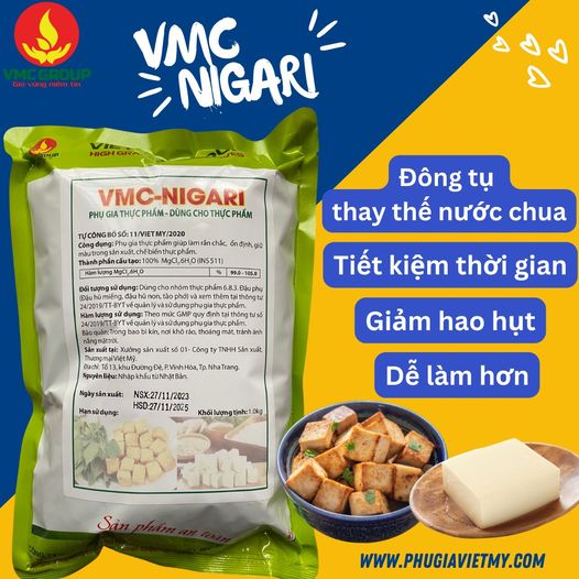 VMC NIGARI GIÚP TẠO ĐÔNG ĐẬU PHỤ