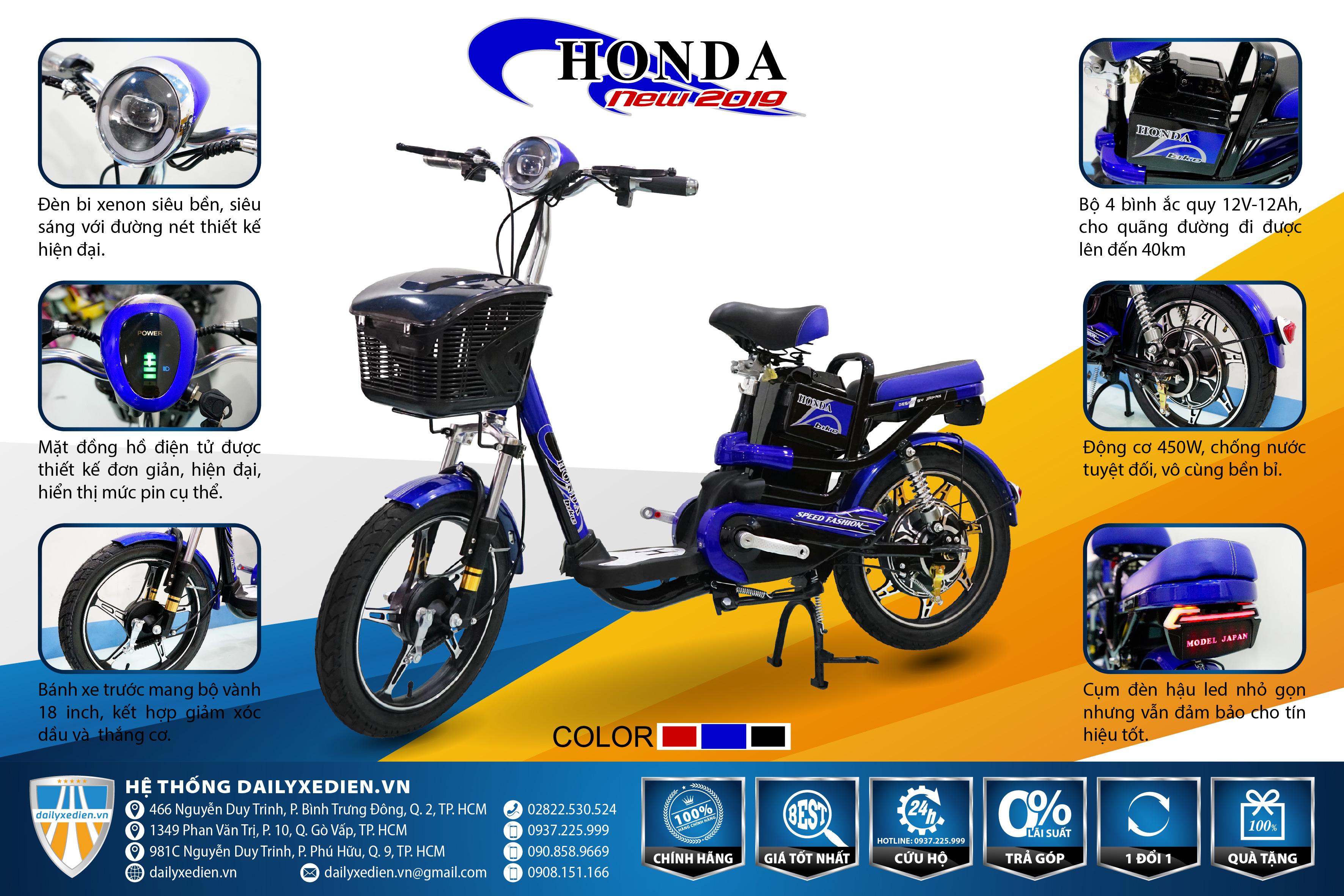 Xe đạp điện Honda bike