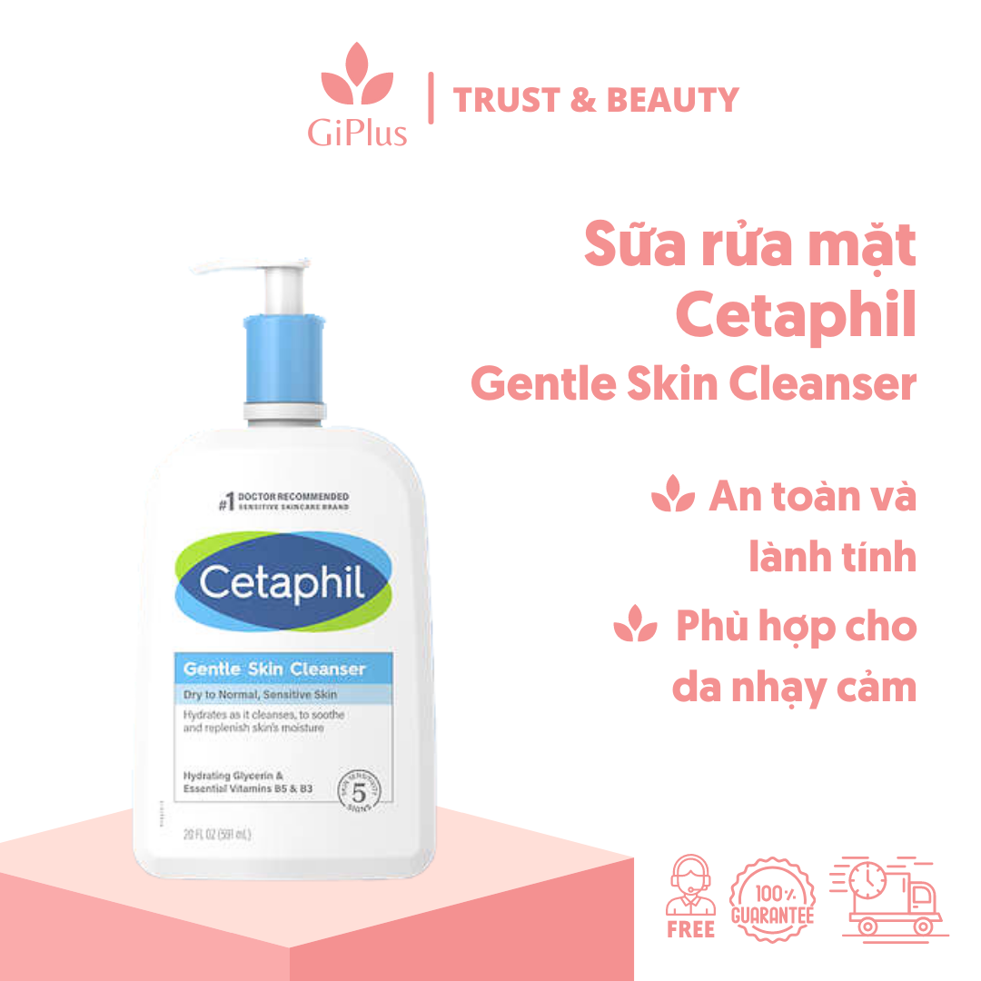 Sữa Rửa Mặt Cetaphil Dịu Nhẹ, Lành Tính Dành Cho Da Nhạy Cảm Cetaphil Gentle Skin Cleanser