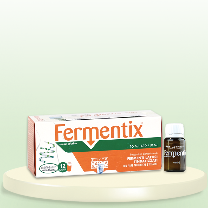 Fermentix _ men vi sinh _ hỗ trợ tiêu hóa _ hộp 12 lọ x 10ml