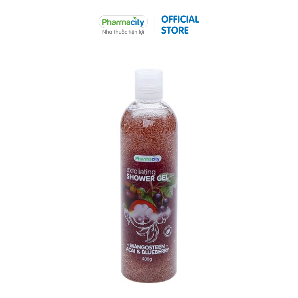 Gel tắm Pharmacity Mangosteen, Acai & Blueberry
