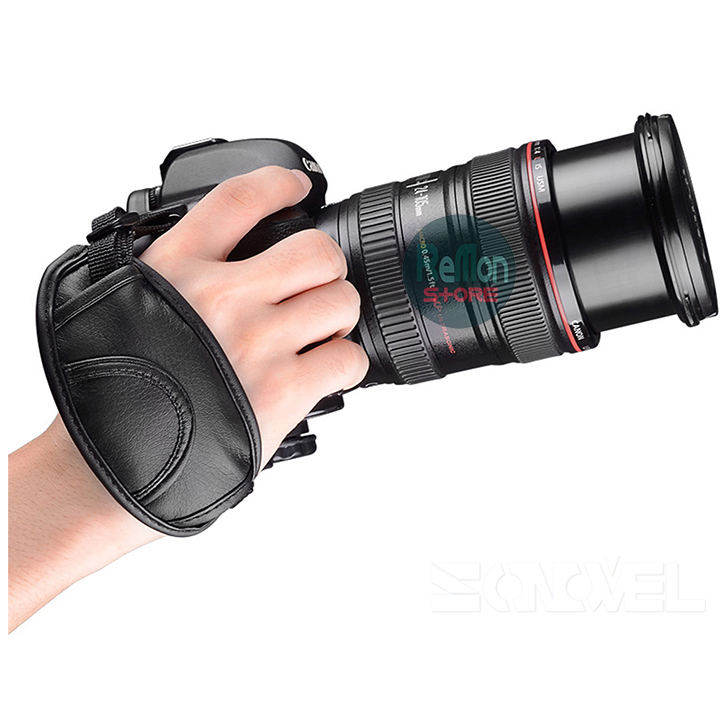 Hand strap đơn dây đeo tay máy ảnh trợ lực giảm rung chống mỏi cổ tay thao tác nhanh