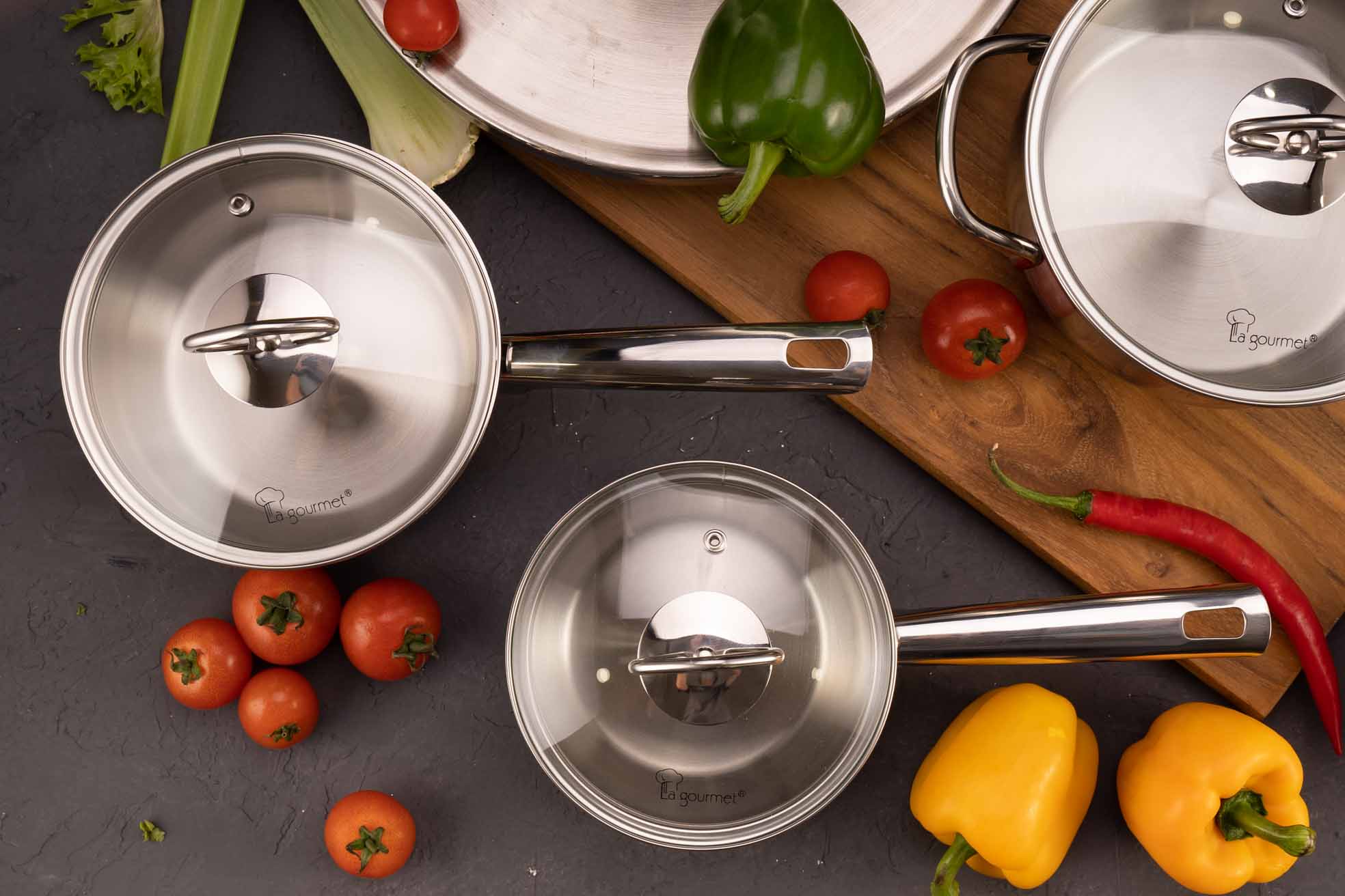Bộ Nồi Inox La gourmet Junior Cao Cấp-Lgmcwcp027917