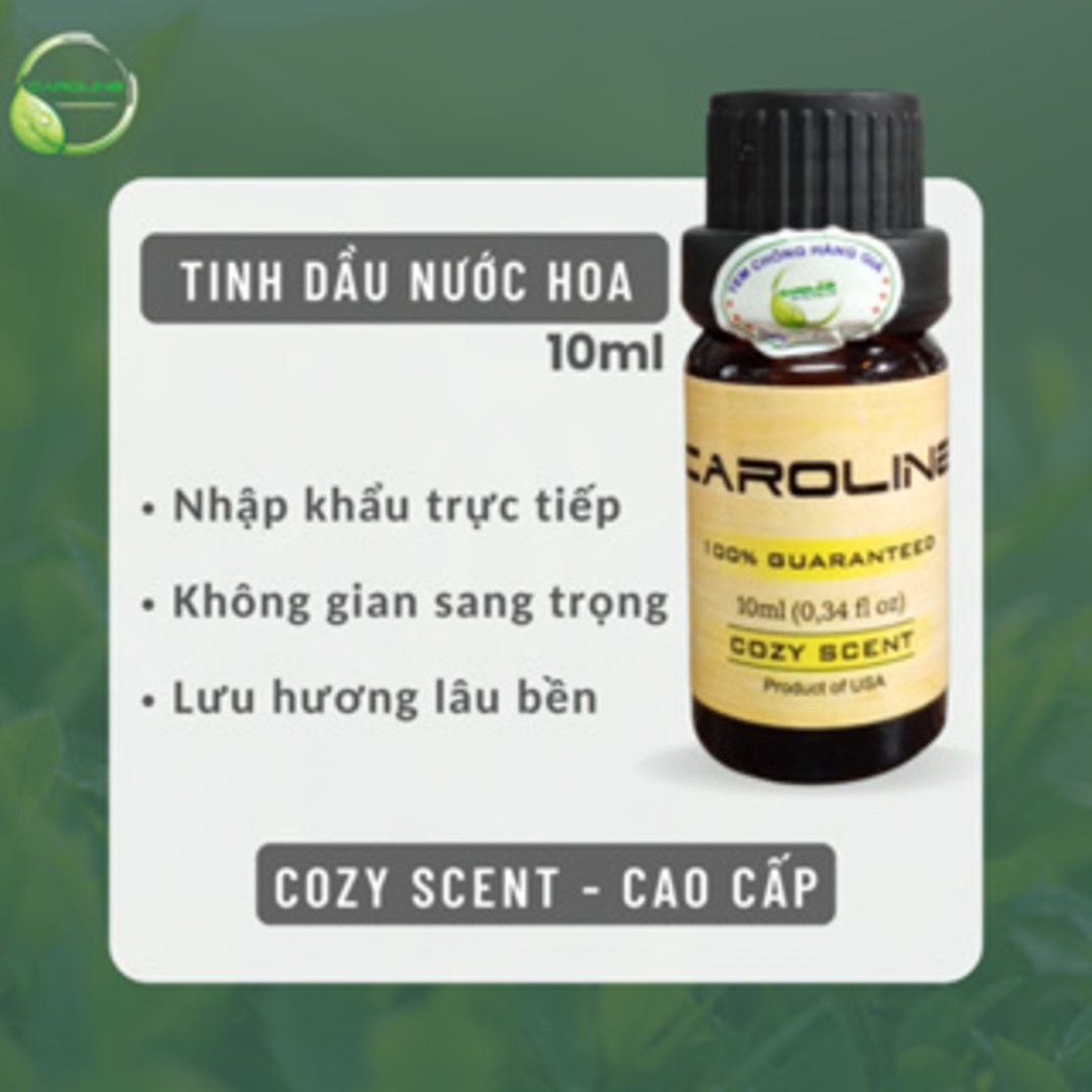 Tinh dầu nước hoa caroline hương cozy scent 10ml