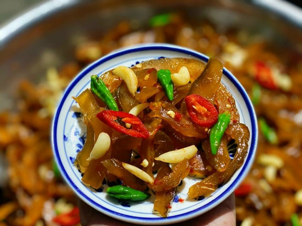 [Freeship Max] 🧄🧄🥬 Mắm Dưa Gang Trộn Chao Đường tỏi hũ 500g 🧄🧄 - shop Thơ Bùi 85