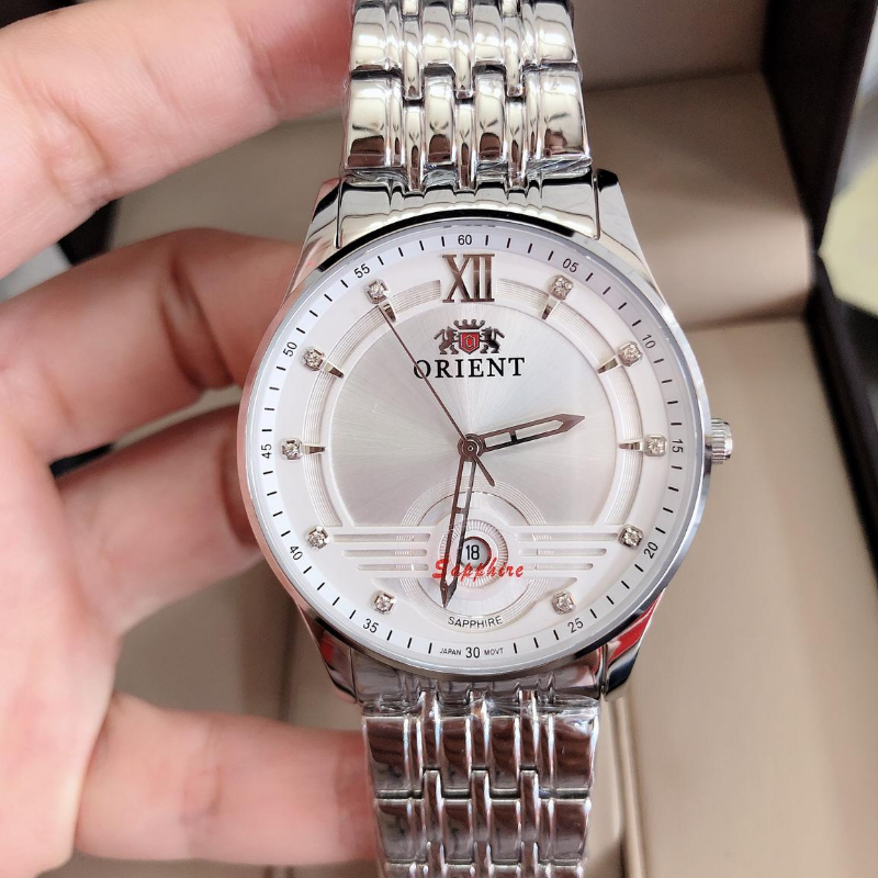 [HCM]Đồng hồ nam dây kim loại 0RENT OR1  Size 40mm fullbox - Đồng hồ nam thể thao - Đồng hồ nam chống nướcKiwi xanh