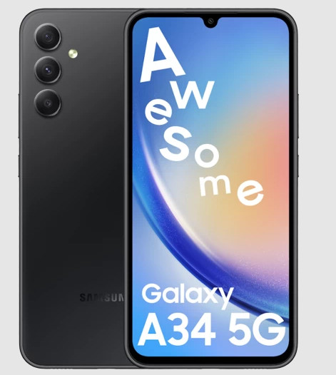 Điện Thoại- Samsung Galaxy A34 5G - Chính Hãng