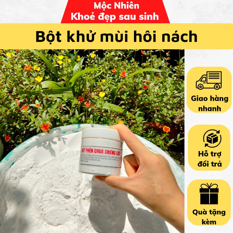 Bột Khử Mùi hôi nách thảo dược Mộc Nhiên