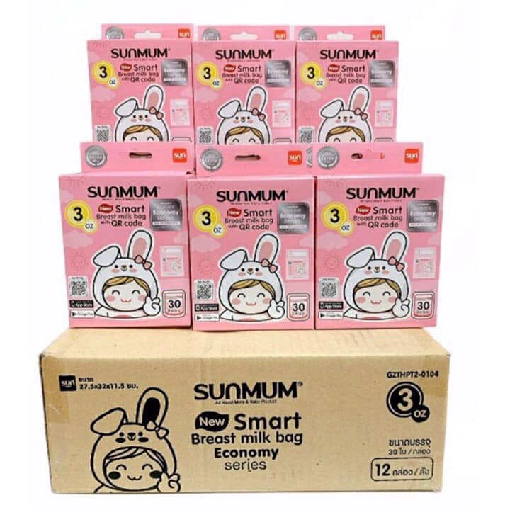 Túi trữ sữa sunmum - túi trữ sữa 100ml & 250ml an tòan, tiện lợi