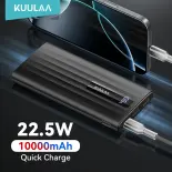 Sạc Dự Phòng Kuulaa Power Bank 22.5W Fast Charging แบตสำรอง 10000mAh, Portable Powerbank Original for iPhone 16 Pro Max, PD20W Real 10000mAh Quick Charge for Samsung S24 Ultra