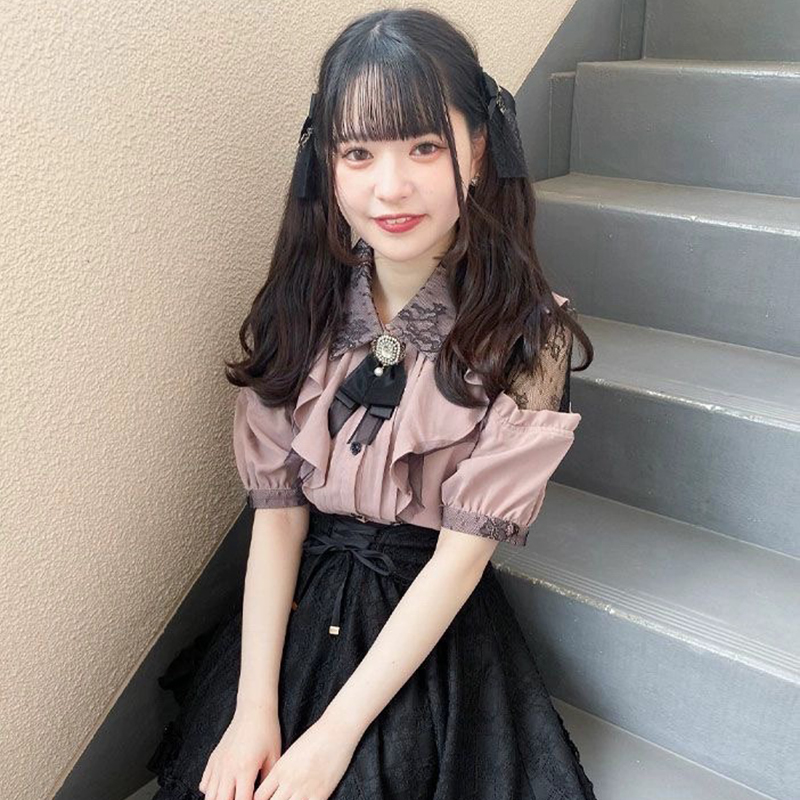 Áo Sơ Mi Nữ Kawaii áo cánh phong cách Nhật Bản dễ thương Lolita Y2K áo dài tay ngọt ngào thanh lịch Áo sơ mi nữ công sở thẩm mỹ thường ngày