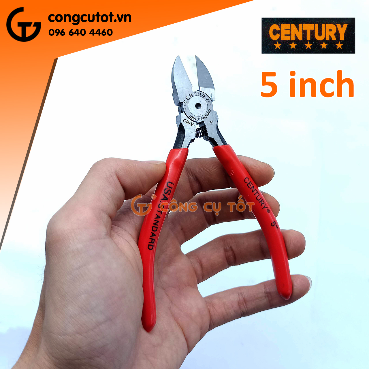 Kìm cắt nhựa, bavia CENTURY size tùy chọn