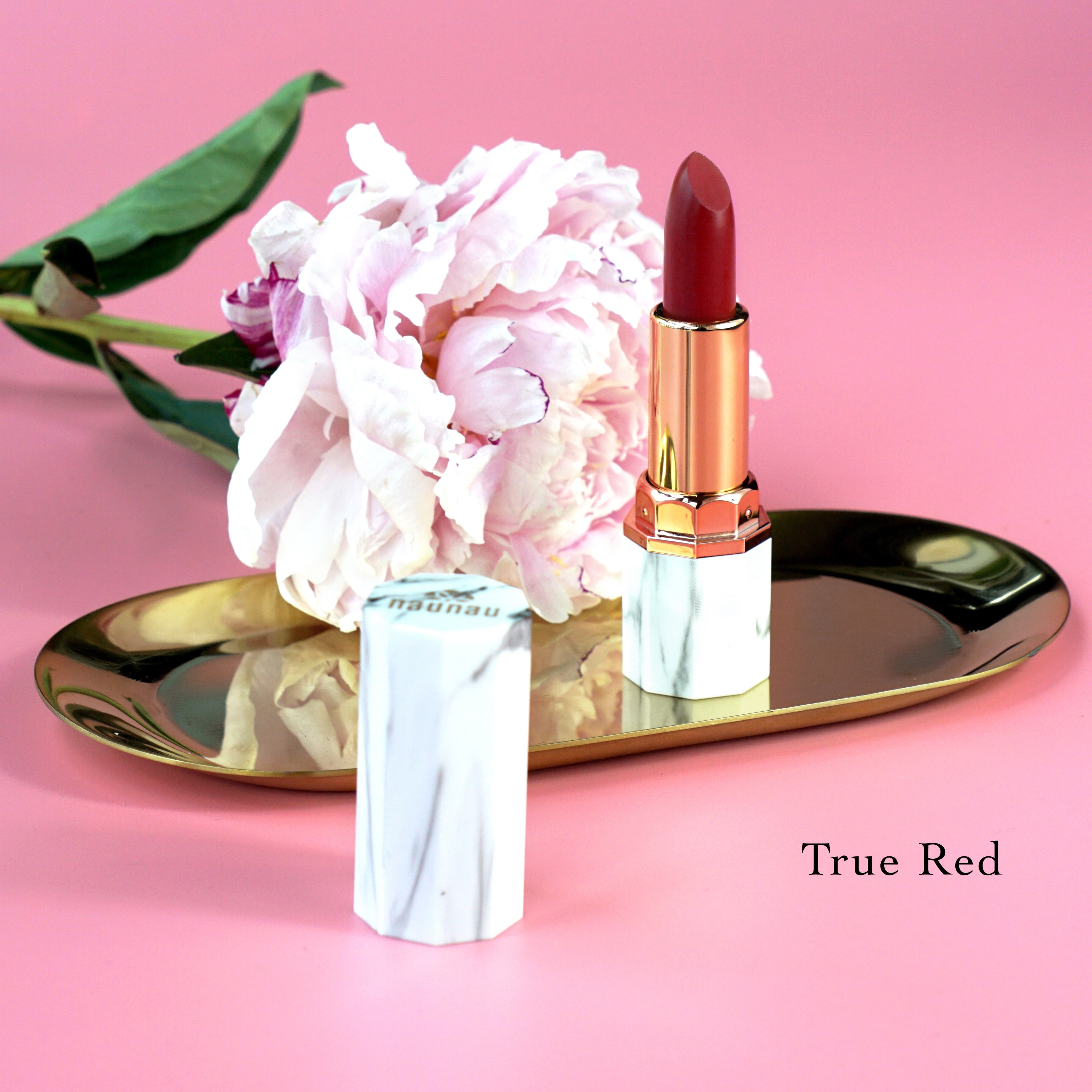 Son satin màu đỏ thuần true red