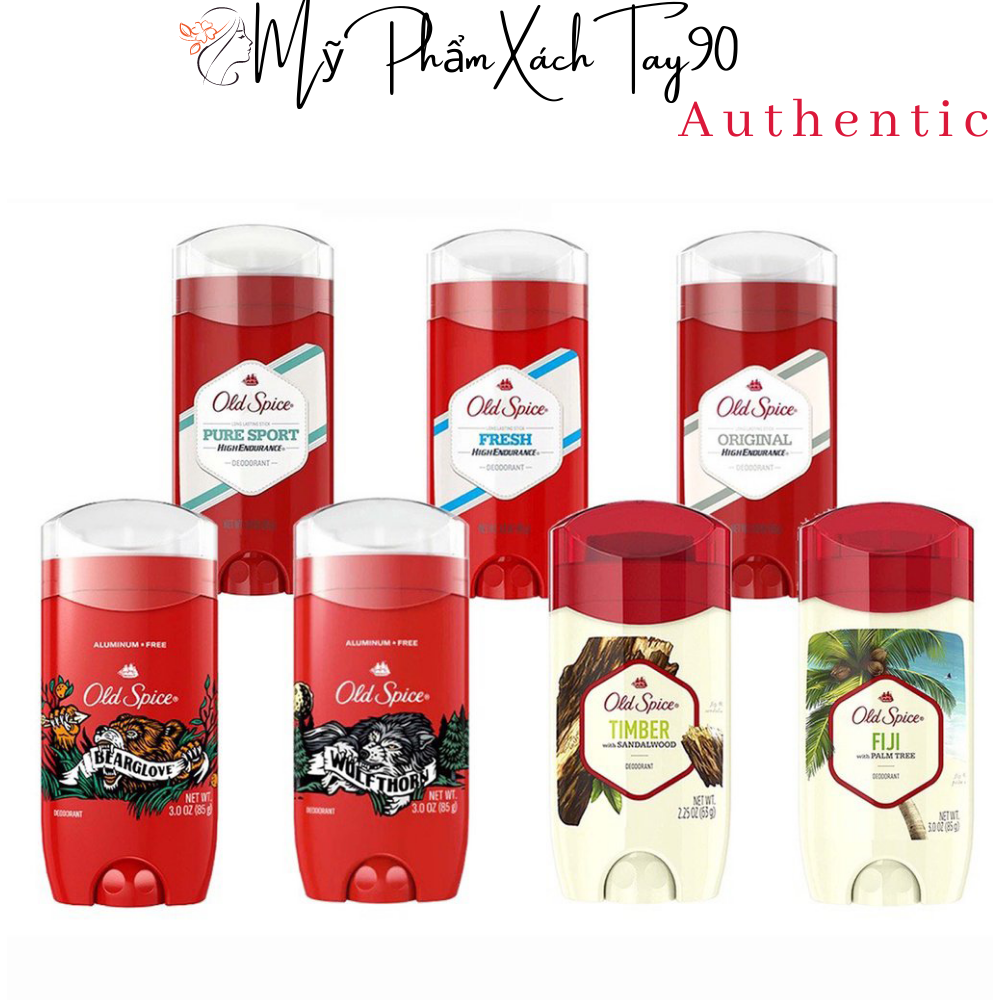Hàng mỹ - lăn nách cánh buồm đỏ / sáp khử mùi old spice / chai khử mùi hôi nách nam - mỹphẩmxáchtaychínhhãng90