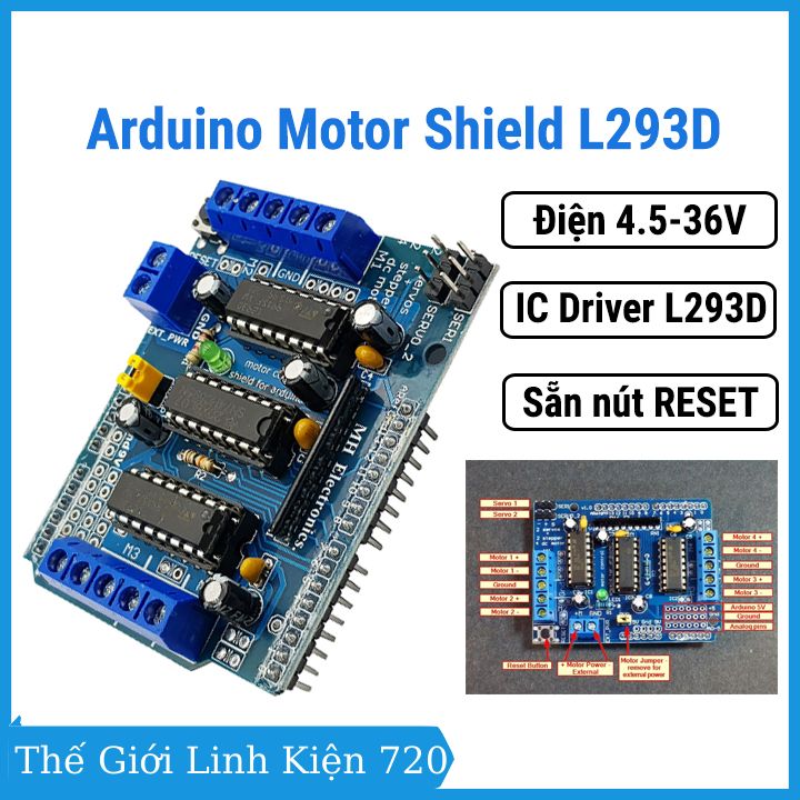 Module điều khiển động cơ L293D