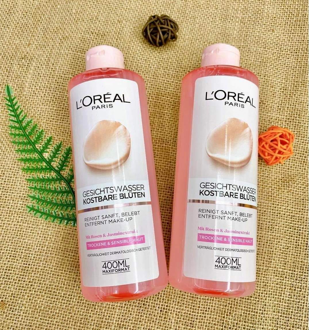 Nước hoa hồng loreal chiết xuất hoa hồng & hoa nhài tươi