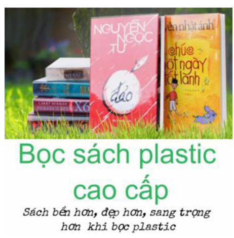 Bọc sách plastic cao cấp cho sách truyện