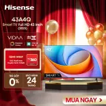 Smart Tivi Hisense 43 inch FHD 43A4Q, Giao hàng toàn quốc, Bảo hành 2 năm