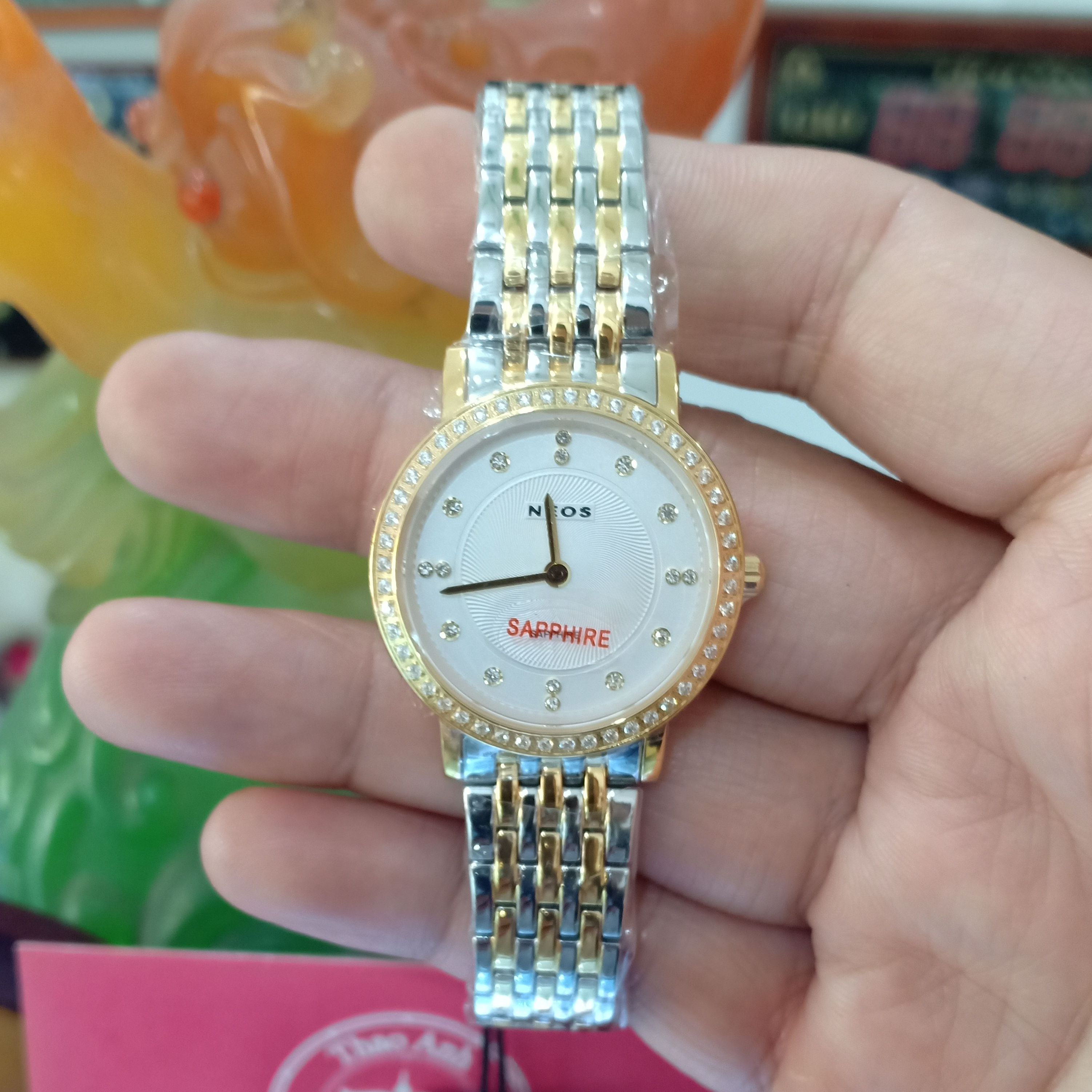 Đồng Hồ Chính Hãng Neos N-30724M Nam Sapphire Dây Thép