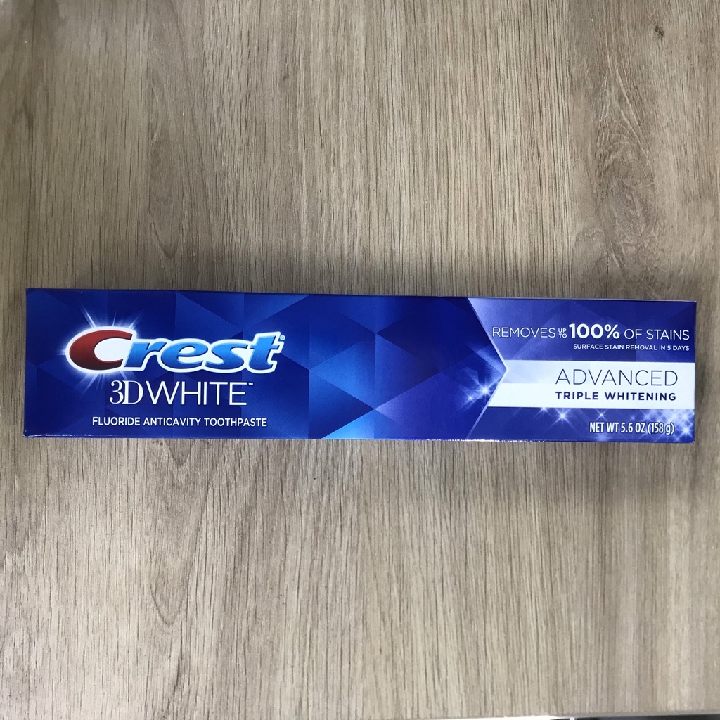 Kem đánh răng thơm miệng CREST Mỹ 3D White Fluoride Anticavity Toothpaste - Kem đánh răng làm trắng răng