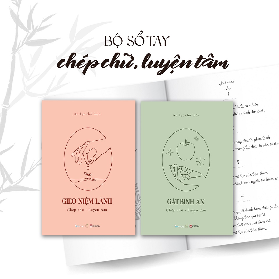Sách - combo: gieo niệm lành + gặt bình an