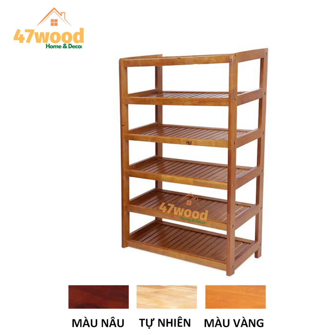 Kệ dép gỗ 6 tầng 60