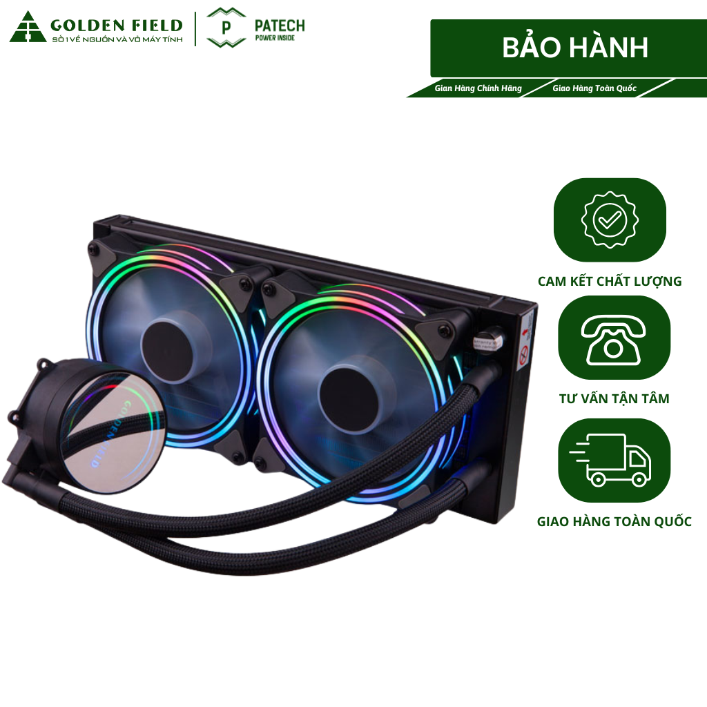 Quạt Tản Nhiệt iCy Chill 240G ARGB Cao Cấp|Patech Electronics Giá 1,710,000 Đồng*Miễn phí vận chuyển