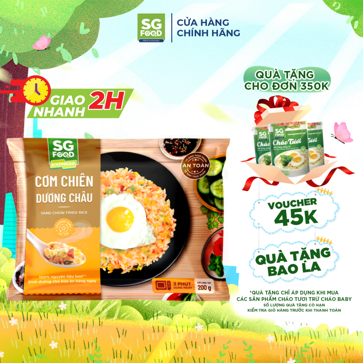 Cơm chiên dương châu sg food 200g