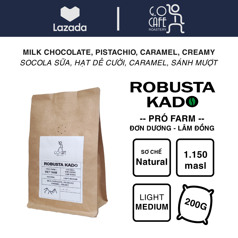 FINE ROBUSTA KADO, Specialty Coffee Natural from Don Duong