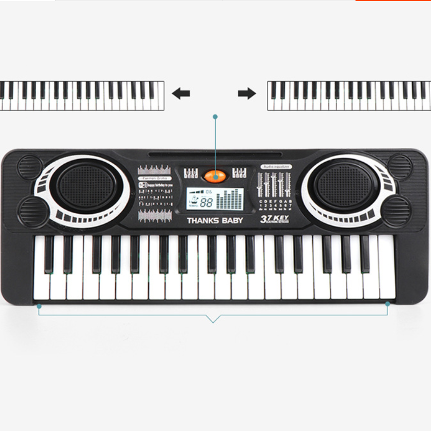 Đàn organ không mic 37 phím chạy bằng pin - đàn organ không mic - đàn organ cho bé yêu