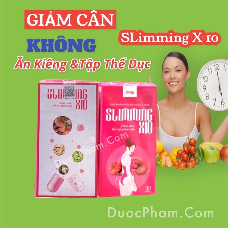 Giảm cân Slimming x10 cho cơ địa khó - hoàn toàn tự nhiên an toàn hiệu quả