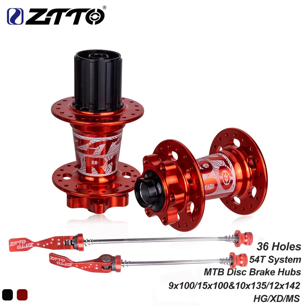 Ztto MTB DH 36 lỗ Hub 36 h ĐĨA PHANH 4 kín vòng bi 54T Ratchet hệ thống XD HG MS 9x100 10x135 QR qua trục 15x100 12x142mm