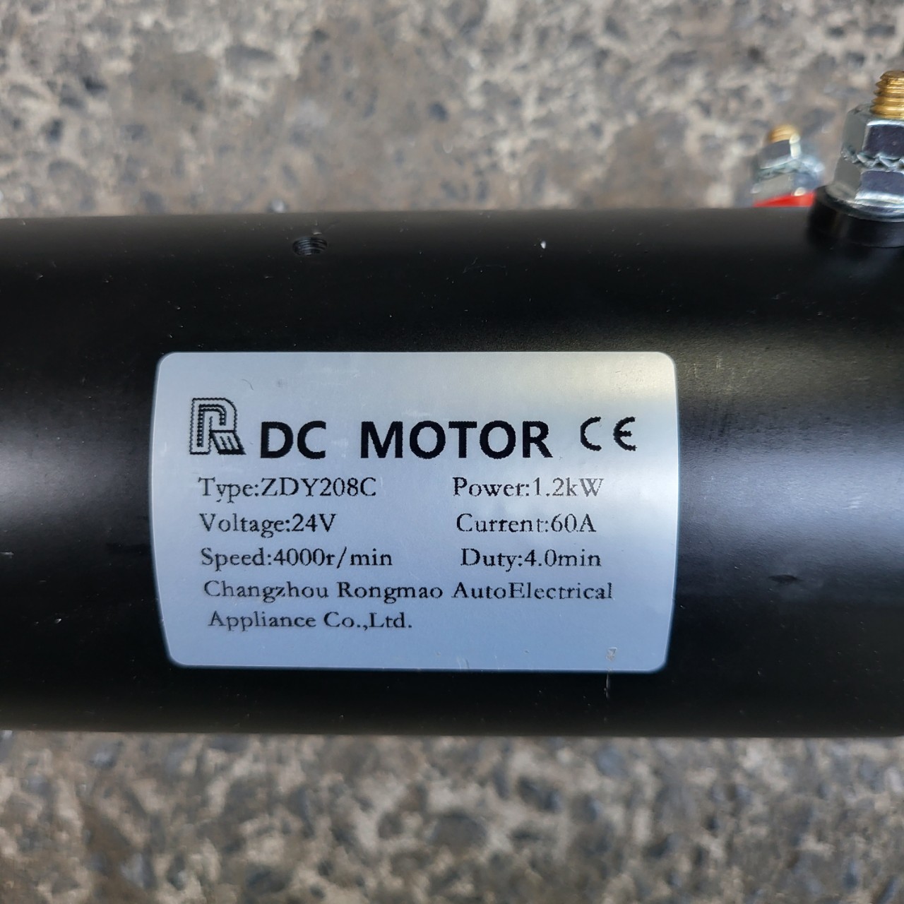 Motor dc 24v công suất 1200w
